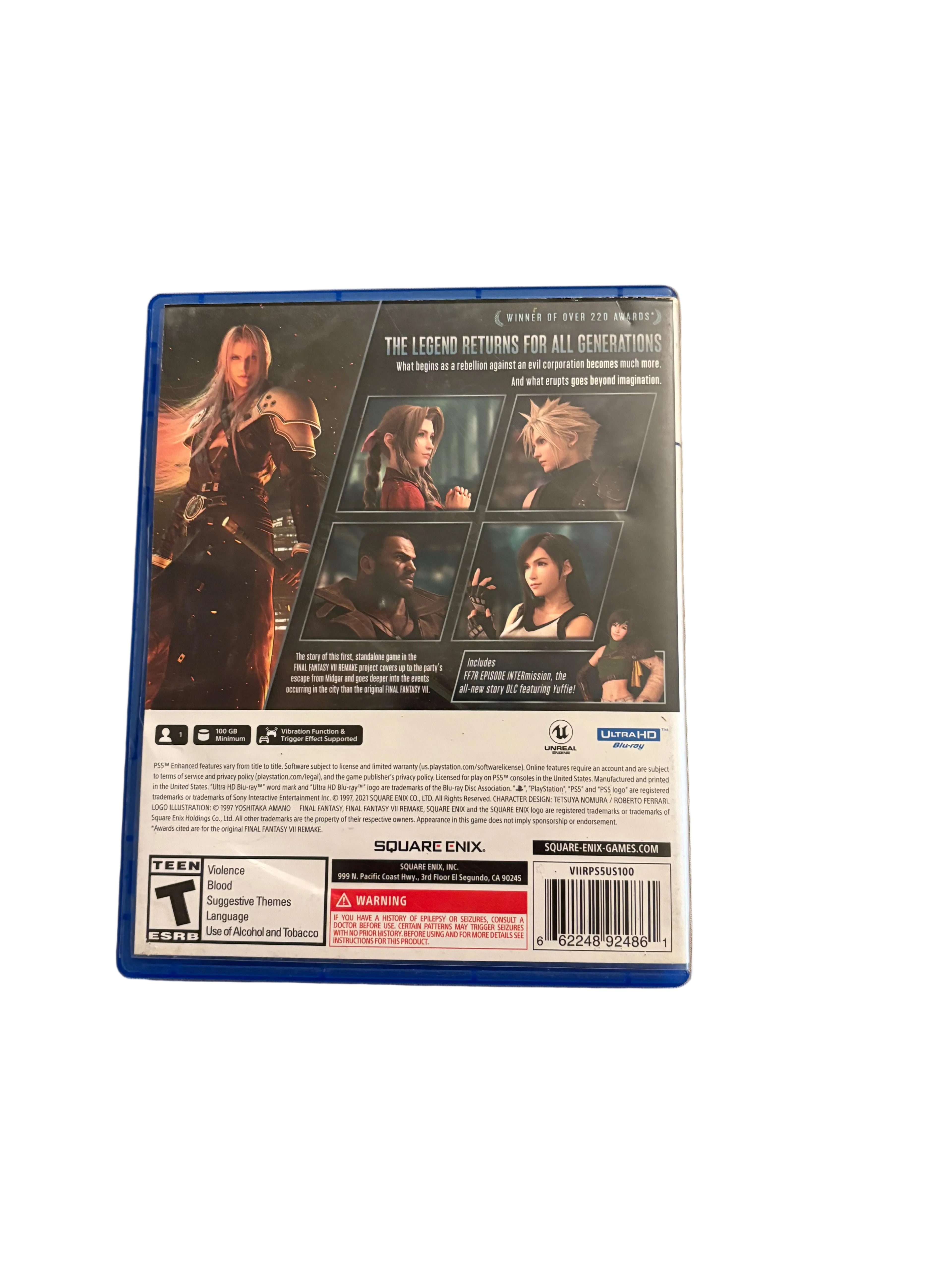 Final fantasy VII remake intergrade
